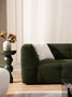 Atelier Del Sofa Sofá 3 Plazas Verde Largo 235 cm Comodidad Estilo